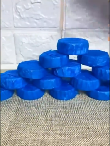 50 PCS Automatic Bleach Toilet Bowl Cleaner Stain Remover Blue Tab Tablet Flush Deodorizes
