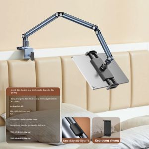 KUSHOP | Giá Đỡ Máy Tính Bảng Nhôm Đa Năng Gần Giường/Bàn