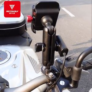 Motowolf phone holder v3 original 360 degrees rotation made of high quality aluminum alloy motowolf cp holder v3