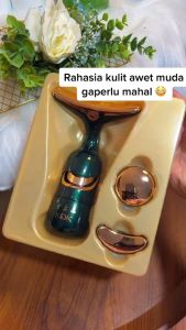 Alat Pijat Wajah 3 IN 1 Pengencang Kulit dan Leher dan Mata / Setrika Wajah Alat Perawatan Wajah / Alat Kecantikan Pembersih Wajah