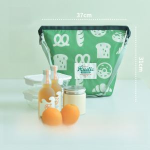 High Aesthetic Waterproof Thermal Handheld Lunch Box Bag Commuter Portable Convenience Food Container Fashionable Bag