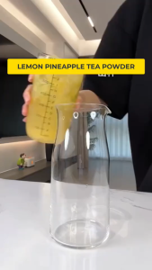 Pineapple Lemon Tea Powder Refreshing Fruit Tea Healthy Drink Low Calorie Daily Detox Drink Weight