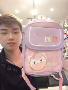 Balo cho bé đi học mẫu giáo mầm non tiểu học Unicorn hình hoạt hìnhchống thấm nướcsiêu nhẹ cao cấp Trùm Sỉ Gia Thành