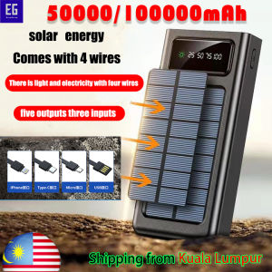 powerbank 150000mah 4USB original powerbank 50000mah fast charging solar power bank magsafe powerbank powerbank pineng 100000mah Large Capacity Outdoor Travel Charger with Camping LED Flashlight Light with USB/Micro/Type-C/IP Cable 充电宝