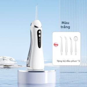 ZHUOLESHI | Máy tăm nước di động ZHUOLESHI mẫu mới - Áp lực cao Chuyên dụng cho niềng răng Tặng kèm 4 đầu tăm