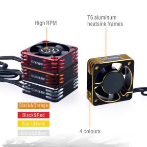 Quạt Nhôm Làm Mát Tốc Độ Cao ROCKET-RC 30x30mm Để Tản Nhiệt Thích Hợp Cho Xe RC 1/8 1/10 1/12 Động Cơ 540/550 Phụ Tùng Xe RC