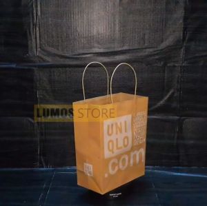 Paper bag Uniqlo.com premium 20x25x10 small