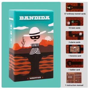 Board Game Bandido Bandida1-4 Player Strategy Puzzle Card Parent-child Game Multiplayer Cooperative Party Family Tabletop Game