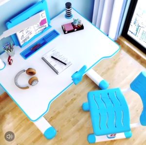 โต๊ะเขียนการบ้านเด็ก เซ็ทโต๊ะเด็ก โต๊ะเขียนหนังสือเด็ก โต๊ะเขียนหนังสือลายการ์ตูน