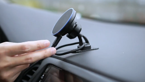 15W Wireless Car Charger 2-in-1 ที่ชาร์จในรถยนต์ แบบไร้สาย MagSafe ขาตั้งโทรศัพท์ในรถ สําหรับช่องแดชบอร์ด