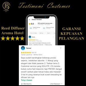 La Bonte Reed Diffuser Pengharum Ruangan Hotel Difuser Aromatherapy