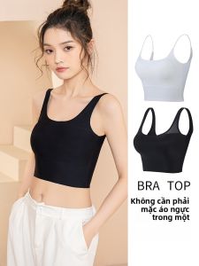 MiiOW | Áo ba lỗ không dây mỏng mùa hè cho nữ Áo ngực có đệm chống ánh sáng chạy trốn Thiết kế lưng đẹp Không để lại dấu vết Áo lót
