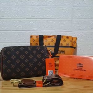 DAI60 Realpic & Video Tas Selempang Wanita Import Slingbag Cewek Impor Kulit PU