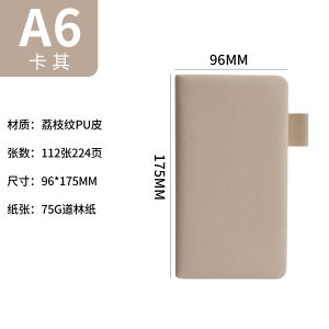 Business Notebook A6 Size Reading Study Note Taking Teacher Gift Student Stationery Small Gift Diary Book Square Christmas Design