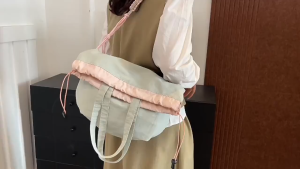 กระเป๋าผู้หญิงแฟชั่น สีพาสเทลตัดกัน สไตล์มินิมอลสำหรับทุกวัน