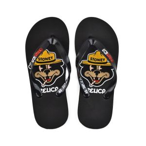 Sandal Jepit Pria Sandal Jepit Distro Sendal jepit RELICA STONEY HITAM