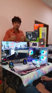คอมพิวเตอร์ คอมประกอบ เล่นเกม ทำงาน เรียน i5-12400F 6C/12T|DDR4 16G|RTX3050 6G|M2 512G|LED20-27 USED