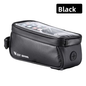 West Biking | Touch Screen Phone Bike Bag Mountain Bike Handlebar Bag