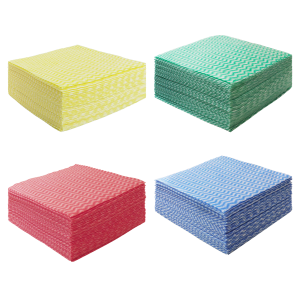 ผ้าเช็ดจานแบบใช้แล้วทิ้งนอนวูฟเวน - ผ้าขนหนูกระดาษอเนกประสงค์ขนาด 11.8x11.8 นิ้วสําหรับทําความสะอาดห้องครัวและบ้าน ใช้แบบเบา 50 ชิ้น