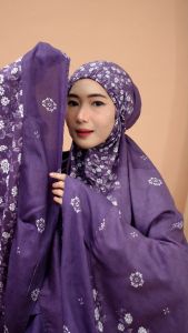 Mukena Dewasa Rayon Jumbo Naurin Mewah Adem Nyaman Lembut Cantik