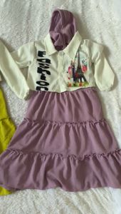 Pelangi pesta-setelan anak/stelan bayi/atasanbawahcellan /baju anak perempuan/dress anak / dres anak cantik / baju anak murah / dres anak/crinkle lesty/gamis anak