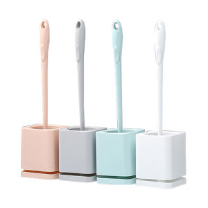 Toilet Brush แปรงล้างห้องน้ำ พร้อมที่เก็บ ไม่เจาะผนัง แปรงขัดห้องน้ำ แปรงขัดส้วม ที่ขัดส้วม ที่ขัดห้องน้ำ แปรงขัดโถส้วม แปรงขัด แปรง