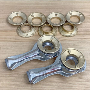 Điếu inox + Đầu Đốt sen chia lửa bếp gas chén đồng  - [ HỎA TỐC ] [LINH KIỆN] - ( Kèm Bass gắn + Vít)