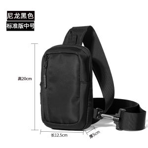 New Arrival Shoulder Messenger Bag Men Mini Lightweight Simple Small Shoulder Bag Mobile Phone Bag Mens Waist Bag Sports Running Chest Bag