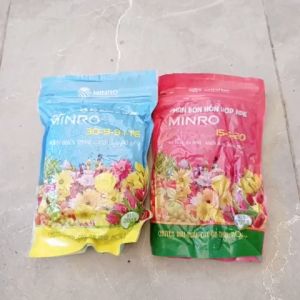 Phân bón NPK MINRO 30-9-9 (200 GR) dùng phát triển thân cành lá rể của cây hoa kiểng cây ăn trái