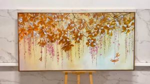 Tranh Treo Tường Cây Hoa Vàng Tranh Bình Hoa Tranh Phong Cảnh Không Gian Sang Trọng Tranh Phòng Ngủ Tranh Tráng Gương Tranh Phòng Khách Tranh Khách Sạn Tranh Nhà Hàng Tranh Hành Lang Tranh Decor Căn Hộ Tranh Trang Trí Nhà Cửa