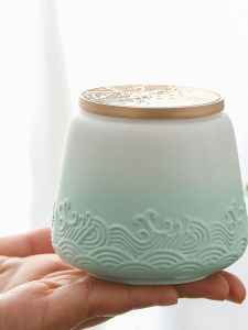 Hộp Đựng Trà Bằng Gốm Sứ Landbao Hộp Đựng Đường Hộp Đựng Hương Liệu Khô Hộp Đựng Thực Phẩm Khô Hộp Đựng Trà Hộp Đựng Trà Xanh Hộp Đựng Trà