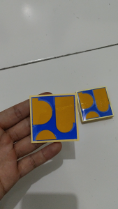 Cutting Sticker Logo PUPR 55x55cm Sticker Helm Proyek Stiker Reflektor Scothlite Stiker Proyek