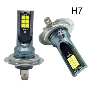 2Pcs H4 H7 LED Fog Lamp H11 H8 H9 Car Fog Light Bulbs 9005 9006 HB3 HB4 Auto Motorcycle Headlight Driving Running Lamps 12V