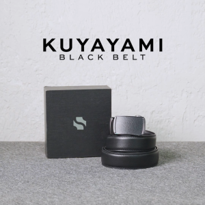 Shigetsu KUYAYAMI Leather Belt for Men original automatic buckle adjustable office wear