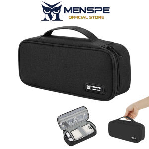 MENSPE Digital Storage Bag Travel Organizer Electronic Gadget Bag USB Cable Storage Bags Large Cable Organizer Bag Accessories U Disk Hard Drive Accessories Storage Bag