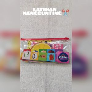 Scissor Skill / Latihan Menggunting Dasar / Sensory Play / Assyifa Funtessori