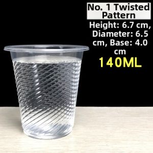 Clear Reinforced Disposable Plastic Cups Bulk