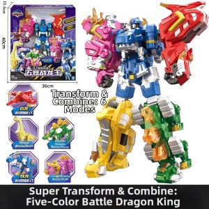 MINI FORCE | Super Dinosaur Power Transformable Zephyr Dragon Mechanized Figure Toy