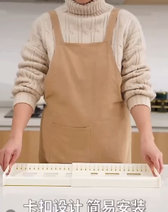 >SG Stock> SS201 Expandable Pots Lids Storage Rack Adjustable Pans Storage Rack Retractable Cabinet Organizer Rack Under Sink Organizer Rack Kitchenware Dividers Holder for Baking Plate Baking Tray Plates Cutting Boards Muffin Tins Baking Sheet