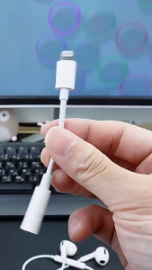 สาย AUX 3.5 to i0S สายสัญญานเสียง สำหรับ ลำโพง รถยนต์ มือถือ สายแปลงเสียง แบบถัก สําหรับ i Phone 14 13 12 11 Pro Max XR X XS Max 8 7 Plus