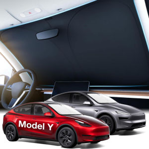 Sunshade Sunroof For Tesla Model 3 Highland Model Y 2017-2025 Upgrade Ice Cloth Buckle Sun Shades Glass Roof Front Rear Skylight