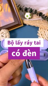 Bộ lấy ráy tai có đèn ngoáy tai cho bé và người lớn đèn led thông minh dụng cụ lấy ráy tai chuyển nghiệp CN040