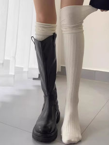 GUOQI | Slimming Over-the-Knee White Pure Desire Style Boots