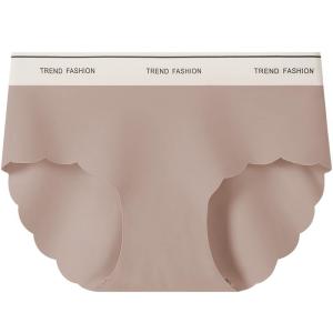 AIMO | กางเกงชั้นในทรงสามเหลี่ยมเอวกลางสำหรับผู้หญิง ผ้าฝ้ายแท้ ไร้ตะเข็บ กางเกงชั้นในแบบไร้ตะเข็บ ป้องกันแบคทีเรีย ทรงเซ็กซี่ 3 ชิ้น