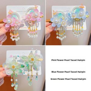DUBAO | Flowery Fringe Hairpin for Girls Ancient Costume