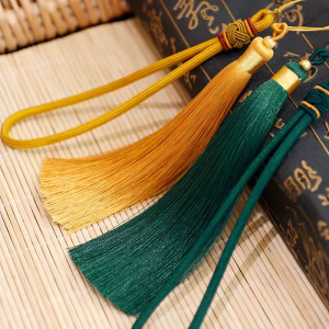Thick Handheld Rope for DIY Crafting and Car Accessories Chinese Knot Tassel Component Baking Fresh Style