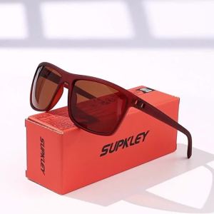SUPKLEY Minimalist Style WomenS Sunglasses With Square Frames For Daily Uv Protection And Reducing Glare While Driving