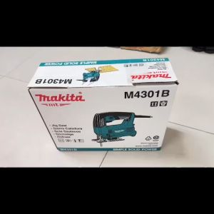 MAKITA M4301B เลื่อยจิ๊กซอ 450วัตต์ พร้อมใบเลื่อยจิ๊กซอ ตัดไม้ 1 ใบ