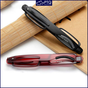 แว่นตาพับ สำหรับผู้หญิงและแว่นตาอ่านหนังสือชายกัน TR90 360 องศา - น้ำหนักเบา พิเศษ สำหรับผู้สูงอายุ