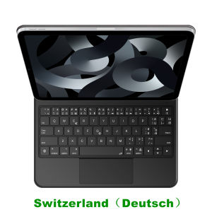 Magic Keyboard For iPad Air 11 13 M3 M2 M4 Pro 12.9 3rd 6th 5th 4th 10.9" Smart Pogo Pin Direct Connection Multi-Touch Backlight